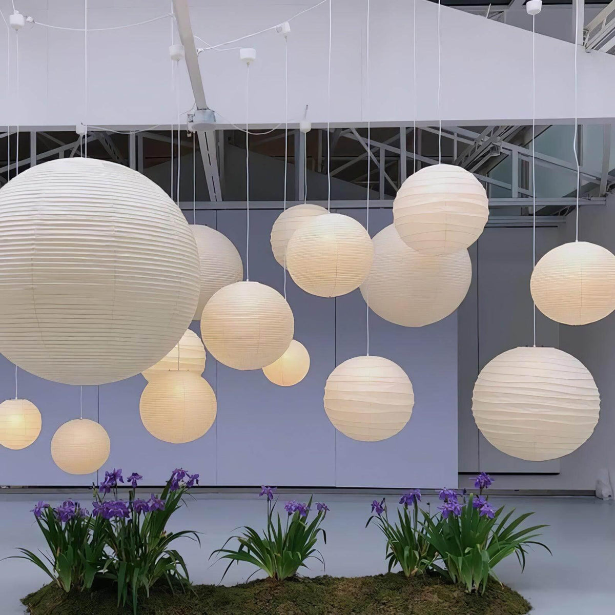 ZenSphere Washi Paper Pendant Light