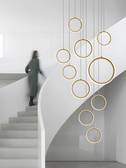 Asymmetrical LED Chandelier