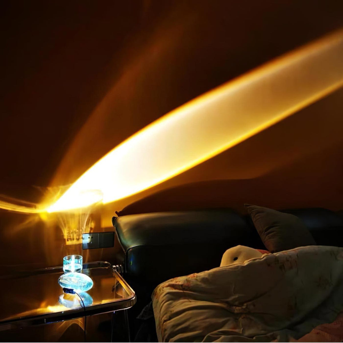 Glass Glow Table Lamps