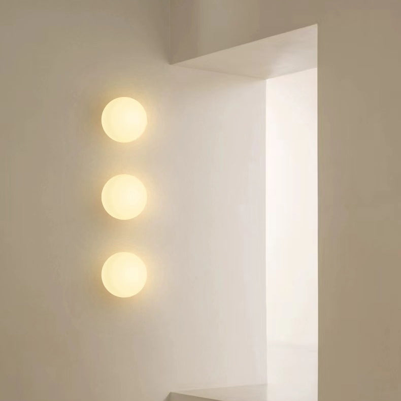 Minimal Glass Globe Wall Light