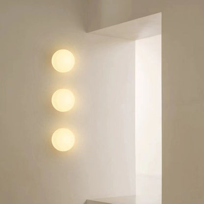 Minimal Glass Globe Wall Light