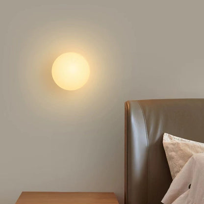 Minimal Glass Globe Wall Light