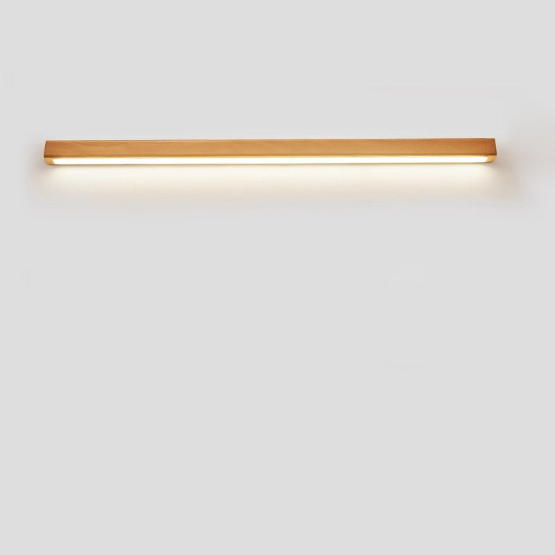 Slim Wooden LED Linear Wall Light