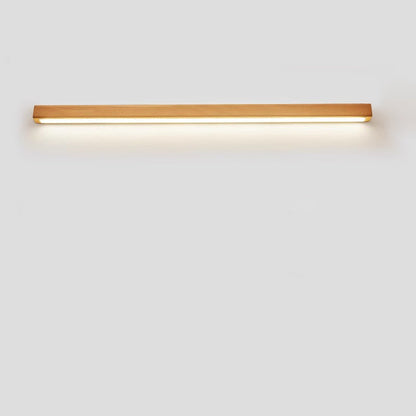 Slim Wooden LED Linear Wall Light