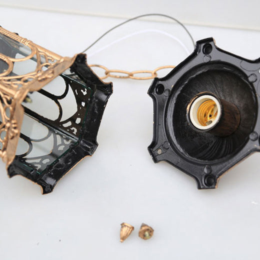 Vintage Outdoor Hanging Lantern Pendant Light