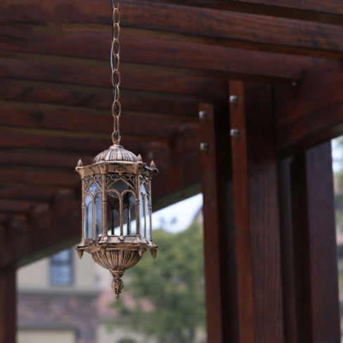 Vintage Outdoor Hanging Lantern Pendant Light