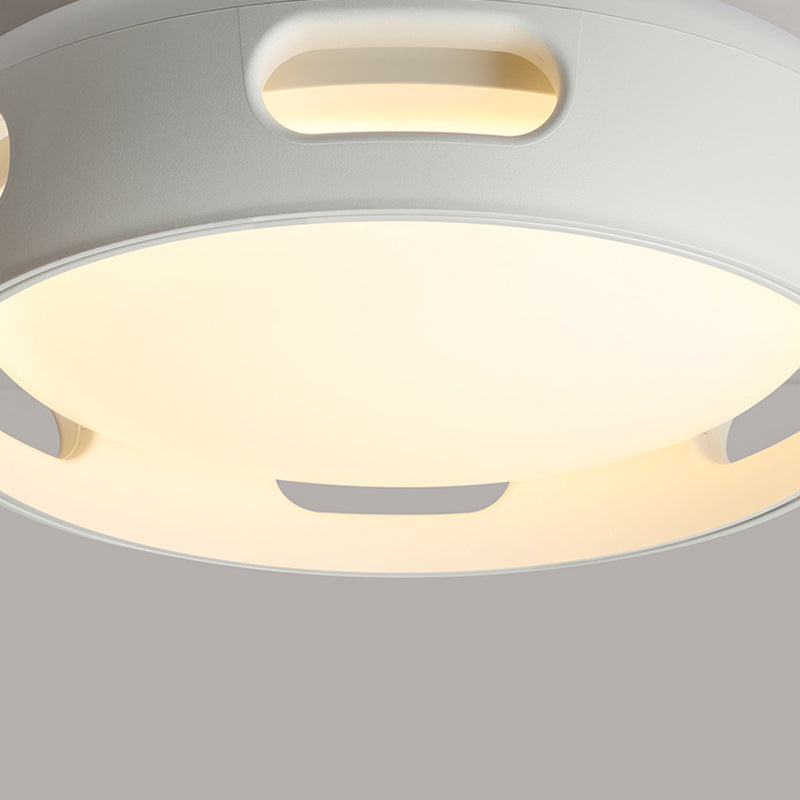 Modern Bladeless LED Ceiling Fan Light