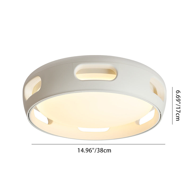 Modern Bladeless LED Ceiling Fan Light