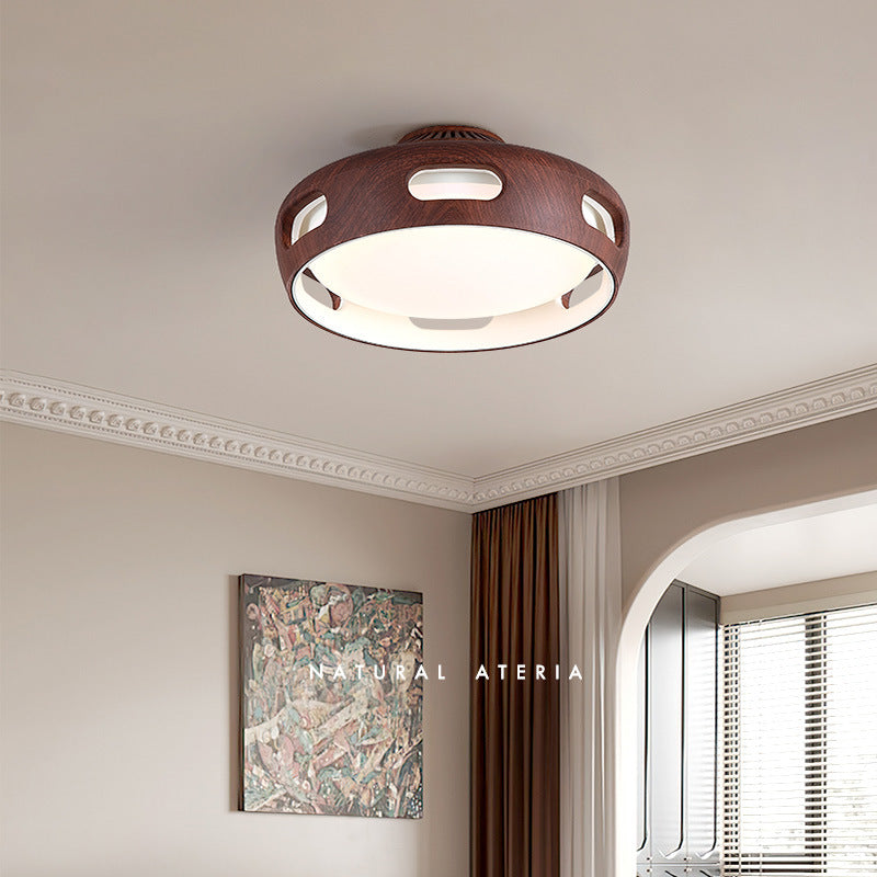 Modern Bladeless LED Ceiling Fan Light