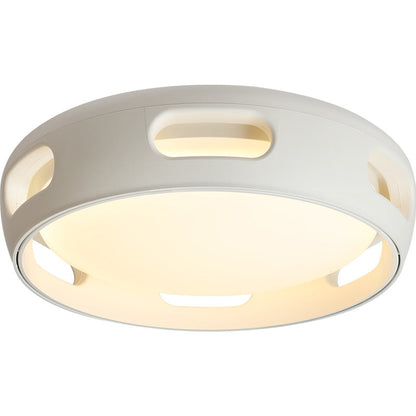 Modern Bladeless LED Ceiling Fan Light