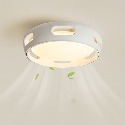 Modern Bladeless LED Ceiling Fan Light