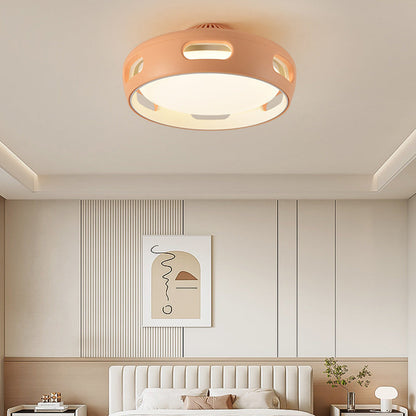 Modern Bladeless LED Ceiling Fan Light