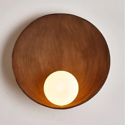Modern Round Resin Wall Light