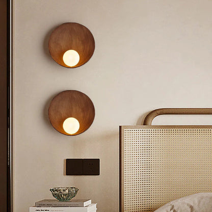 Modern Round Resin Wall Light