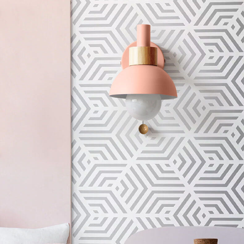 Colorful Macaron Globe Wall Light