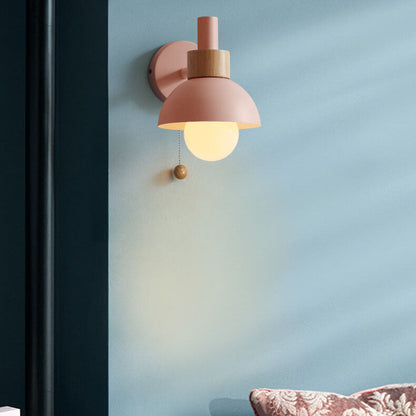 Colorful Macaron Globe Wall Light