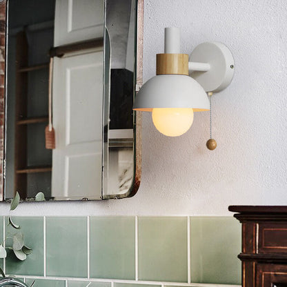 Colorful Macaron Globe Wall Light