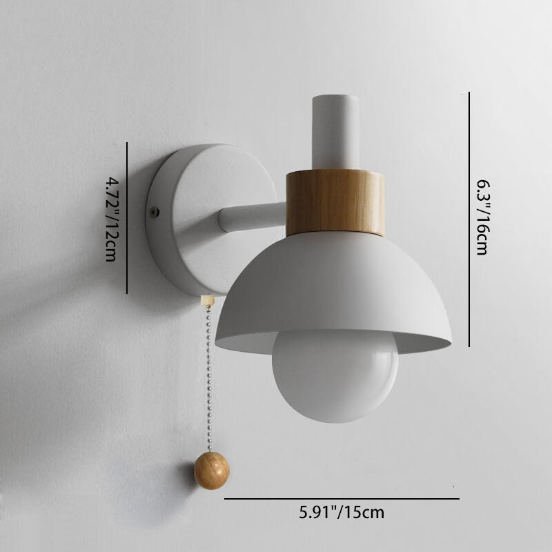 Colorful Macaron Globe Wall Light