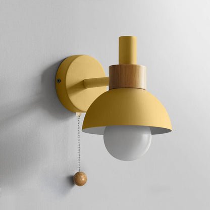 Colorful Macaron Globe Wall Light