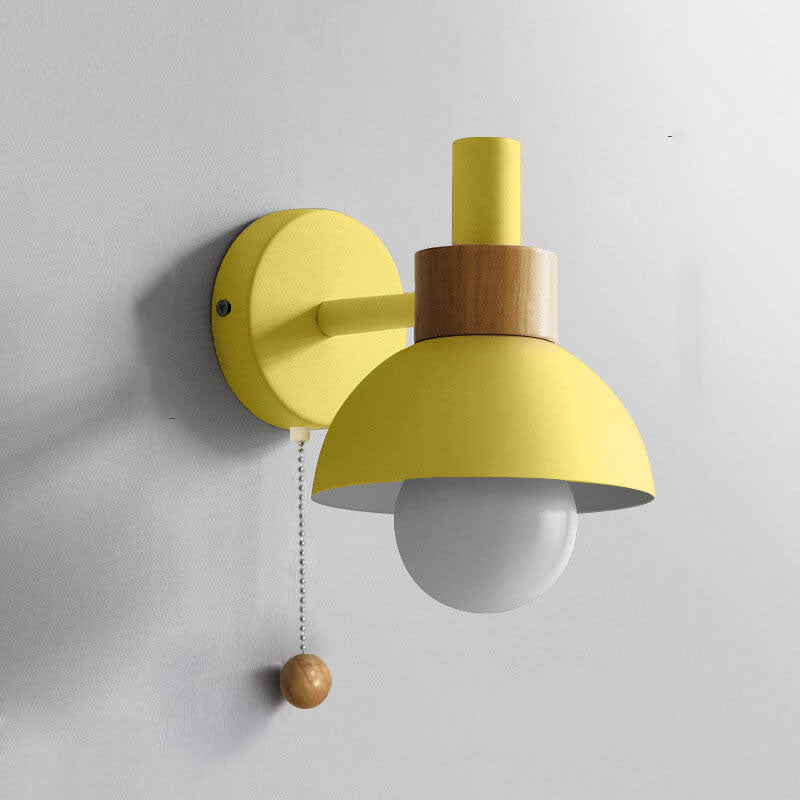 Colorful Macaron Globe Wall Light