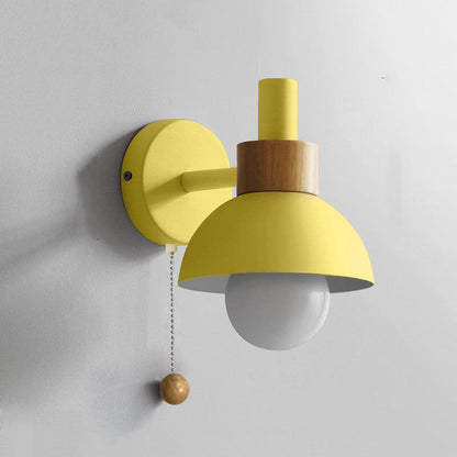 Colorful Macaron Globe Wall Light