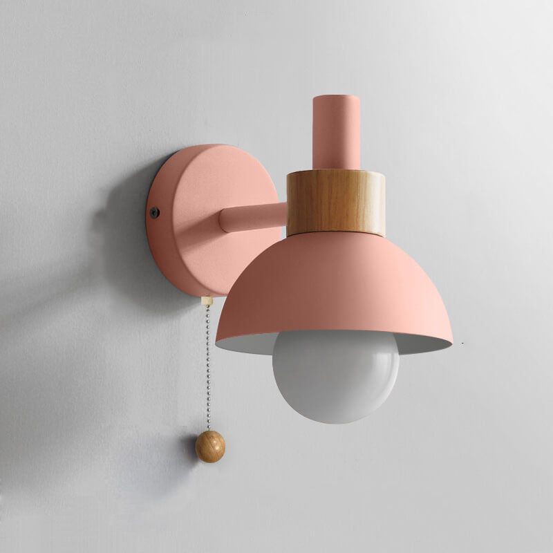 Colorful Macaron Globe Wall Light