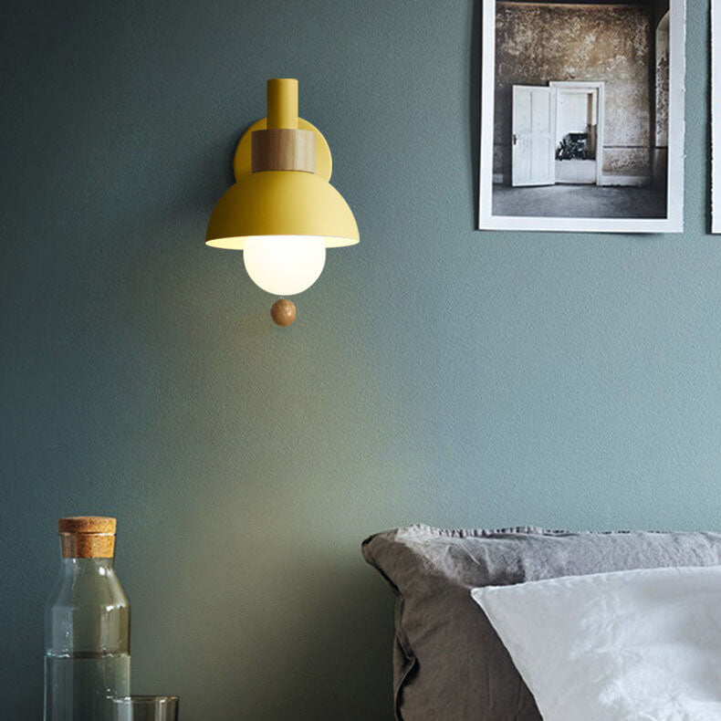 Colorful Macaron Globe Wall Light
