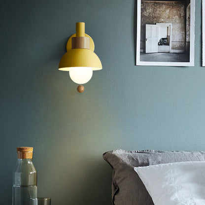 Colorful Macaron Globe Wall Light