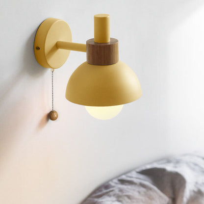Colorful Macaron Globe Wall Light