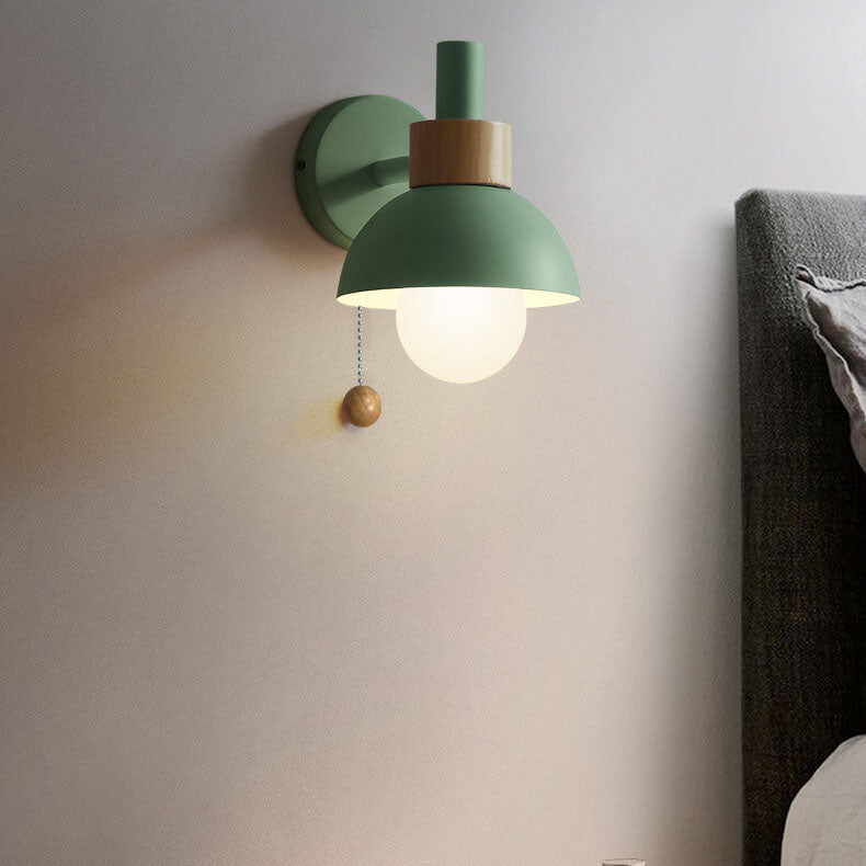Colorful Macaron Globe Wall Light