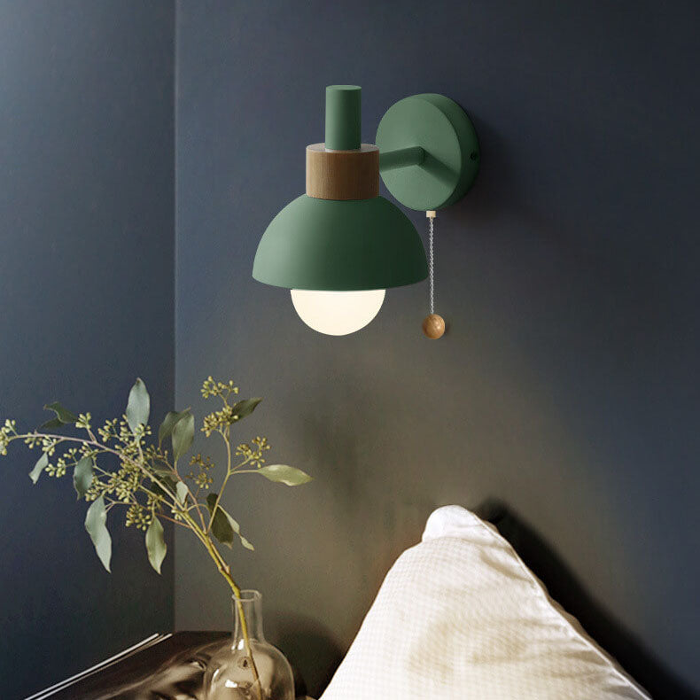 Colorful Macaron Globe Wall Light