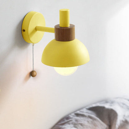 Colorful Macaron Globe Wall Light