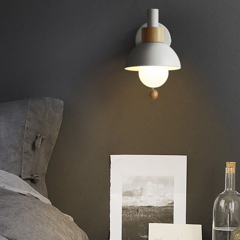 Colorful Macaron Globe Wall Light