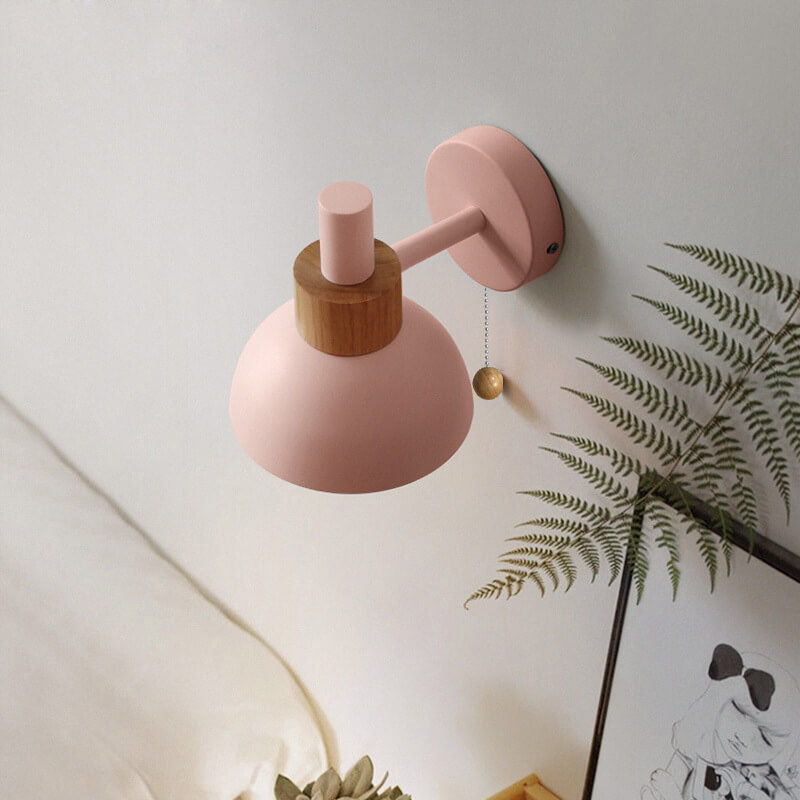 Colorful Macaron Globe Wall Light