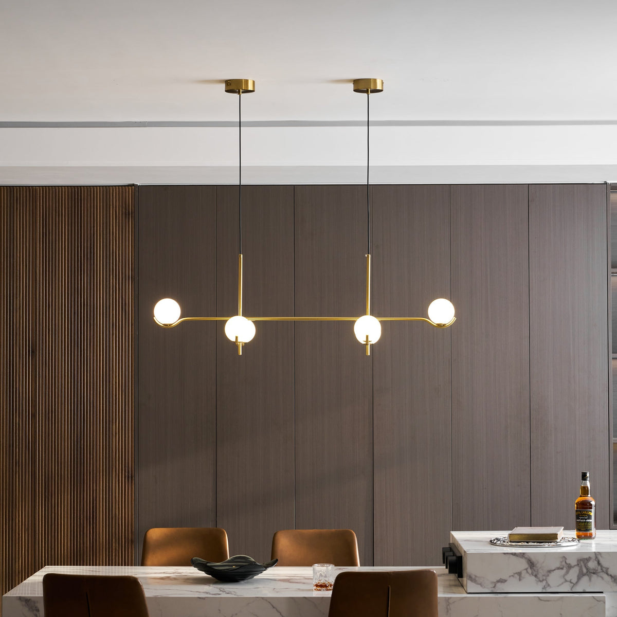 Sleek Multi Head Pendant Light