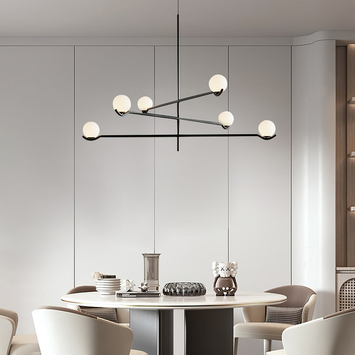 Sleek Multi Head Pendant Light