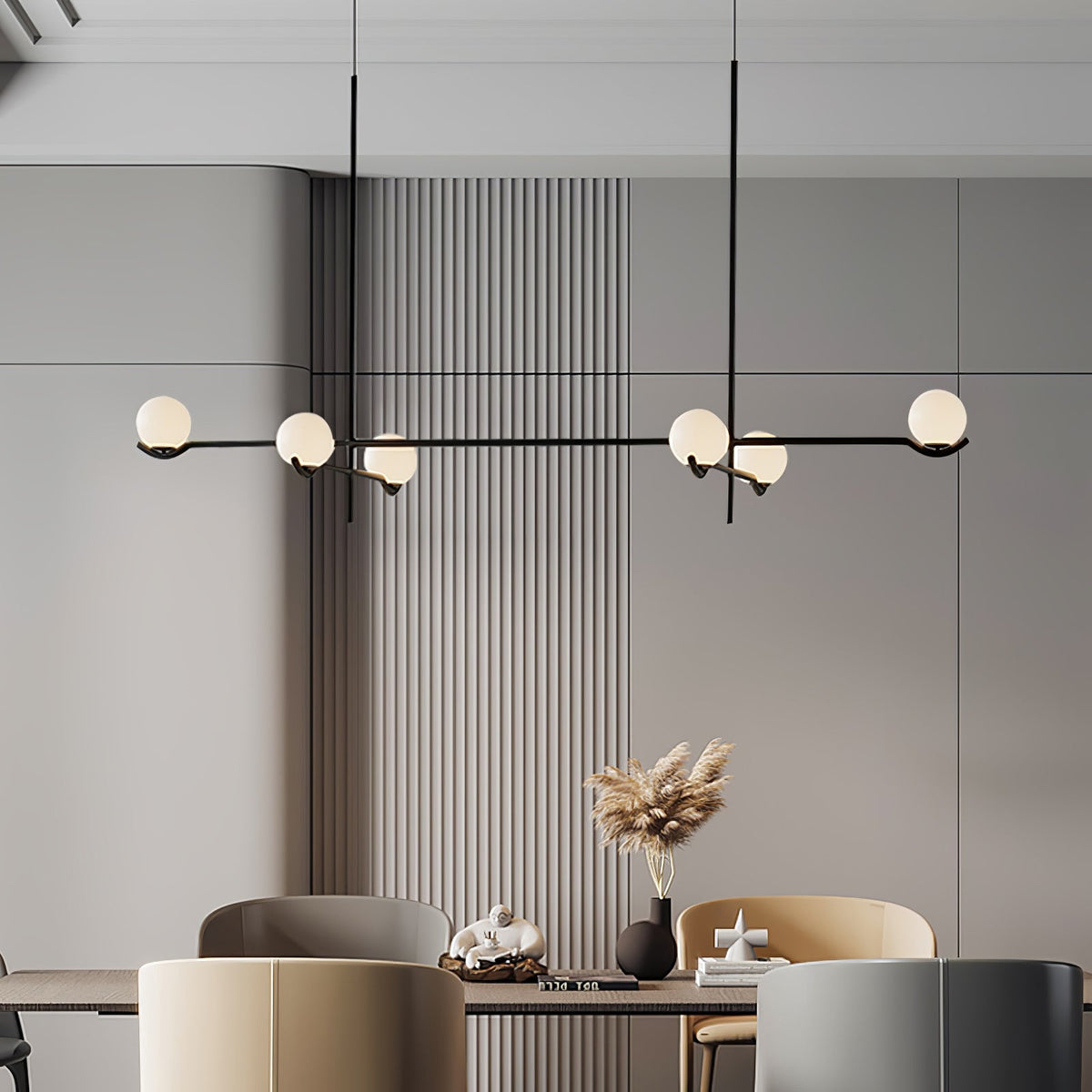 Sleek Multi Head Pendant Light