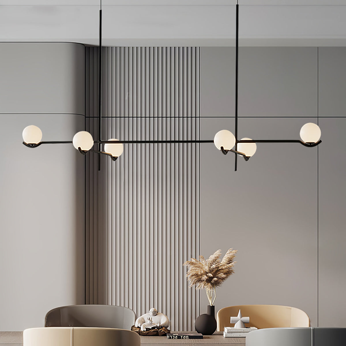 Sleek Multi Head Pendant Light