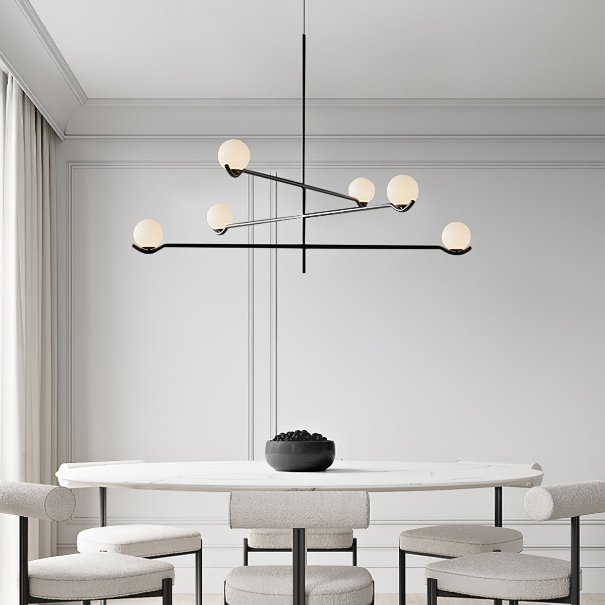 Sleek Multi Head Pendant Light