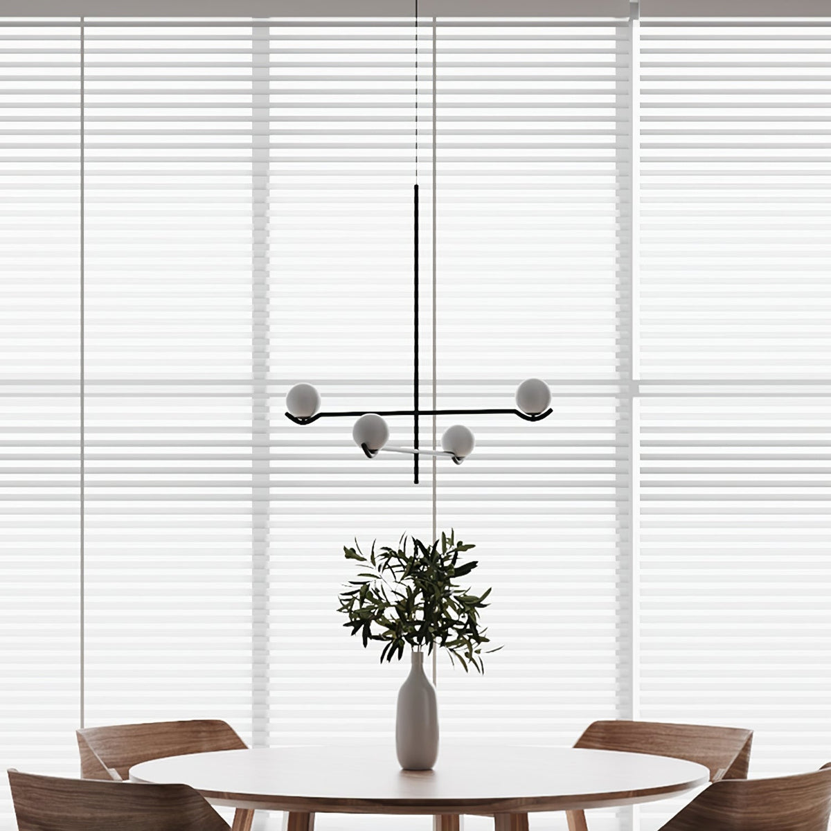 Sleek Multi Head Pendant Light
