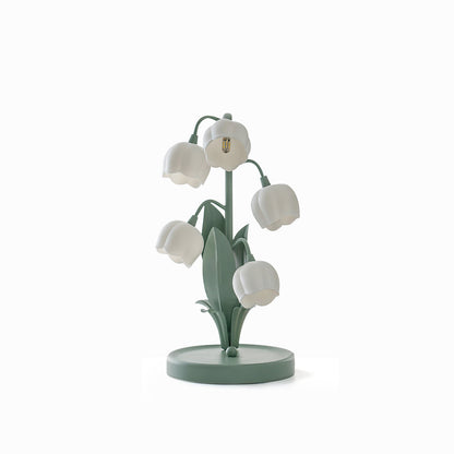Orchid Glow Bell Table Lamp