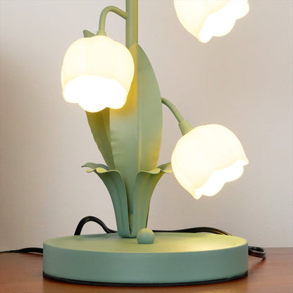 Orchid Glow Bell Table Lamp