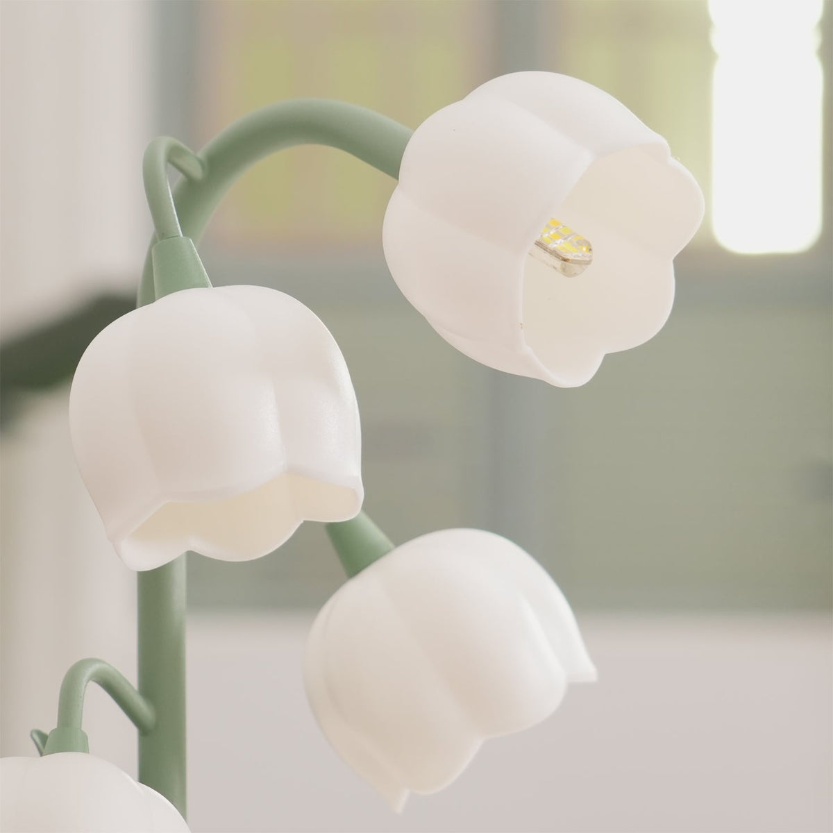 Orchid Glow Bell Table Lamp