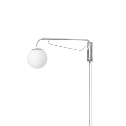 Adjustable Arm Plug-In Wall Light