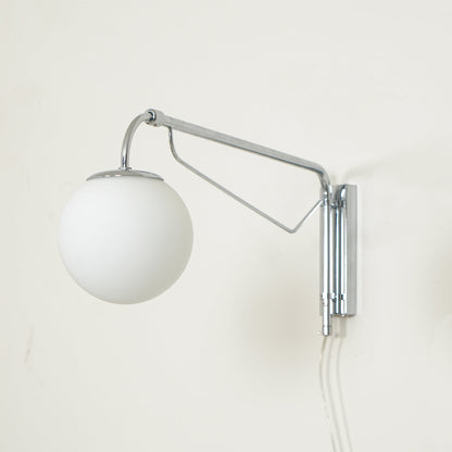 Adjustable Arm Plug-In Wall Light