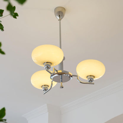 Modern Globe Brass Chandelier