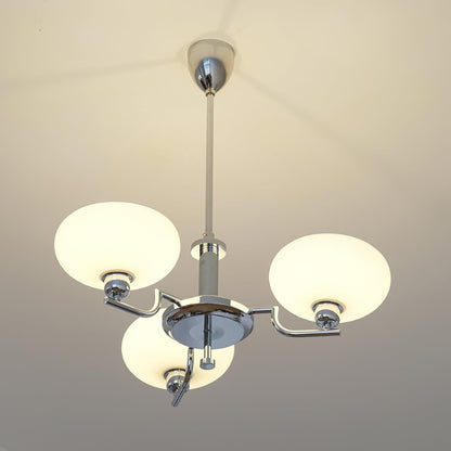 Modern Globe Brass Chandelier