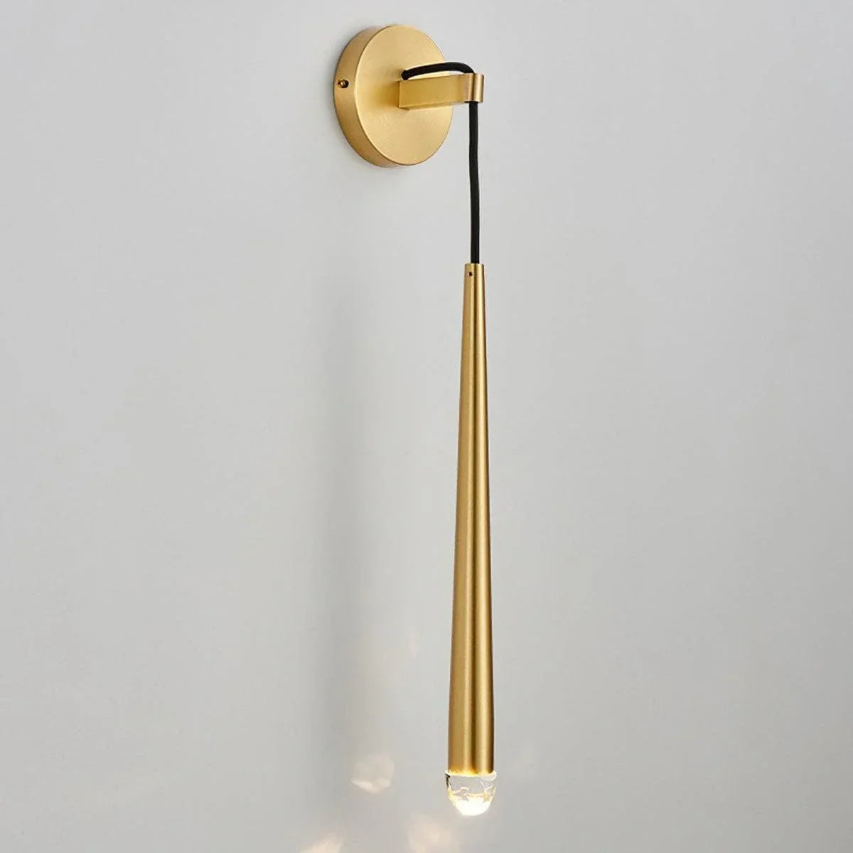 Aquila Brass Tube Wall Lamp