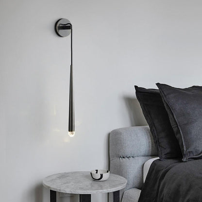 Aquila Brass Tube Wall Lamp