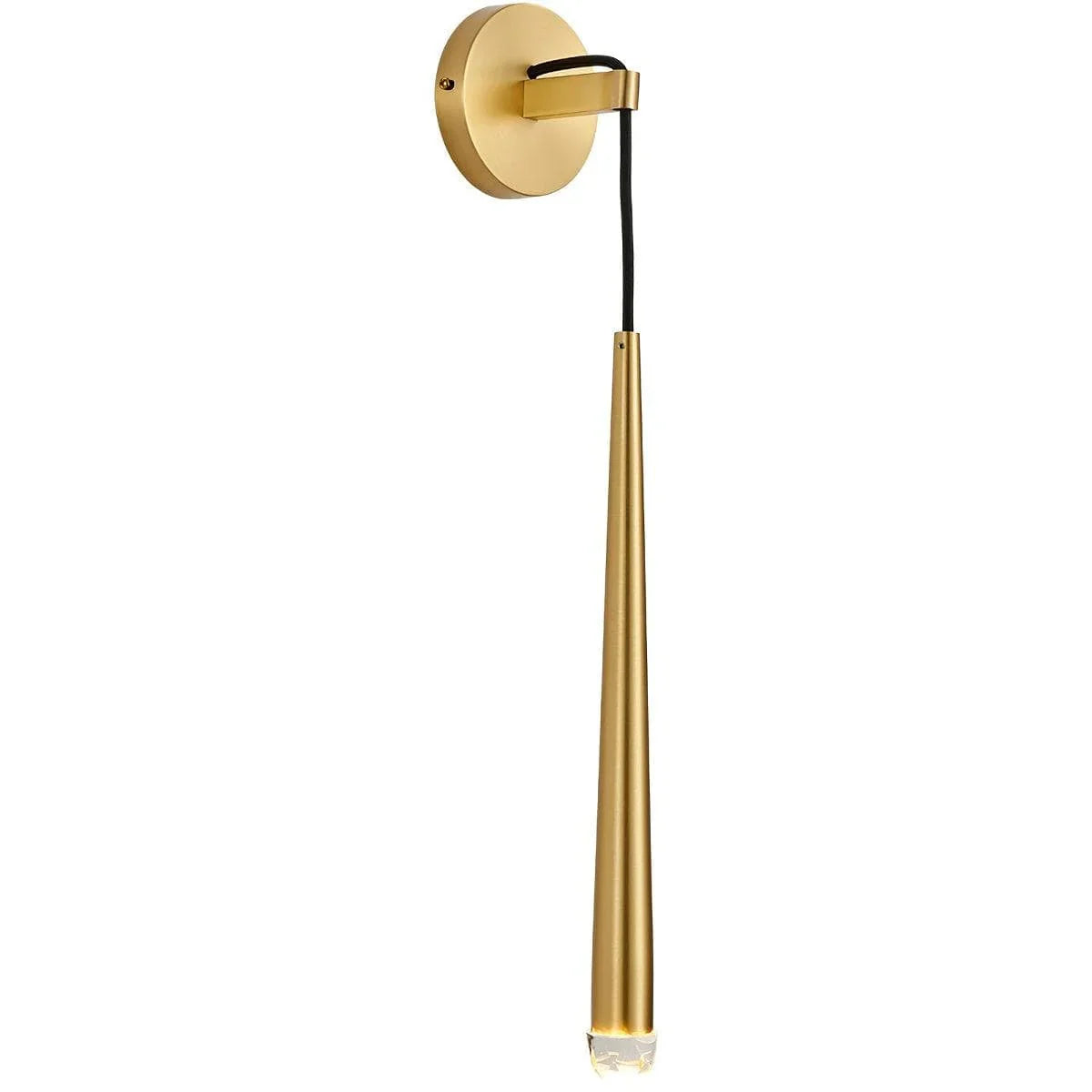 Aquila Brass Tube Wall Lamp